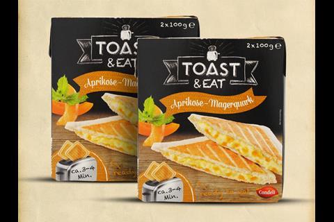 Germany: Toast with Apricot Quark